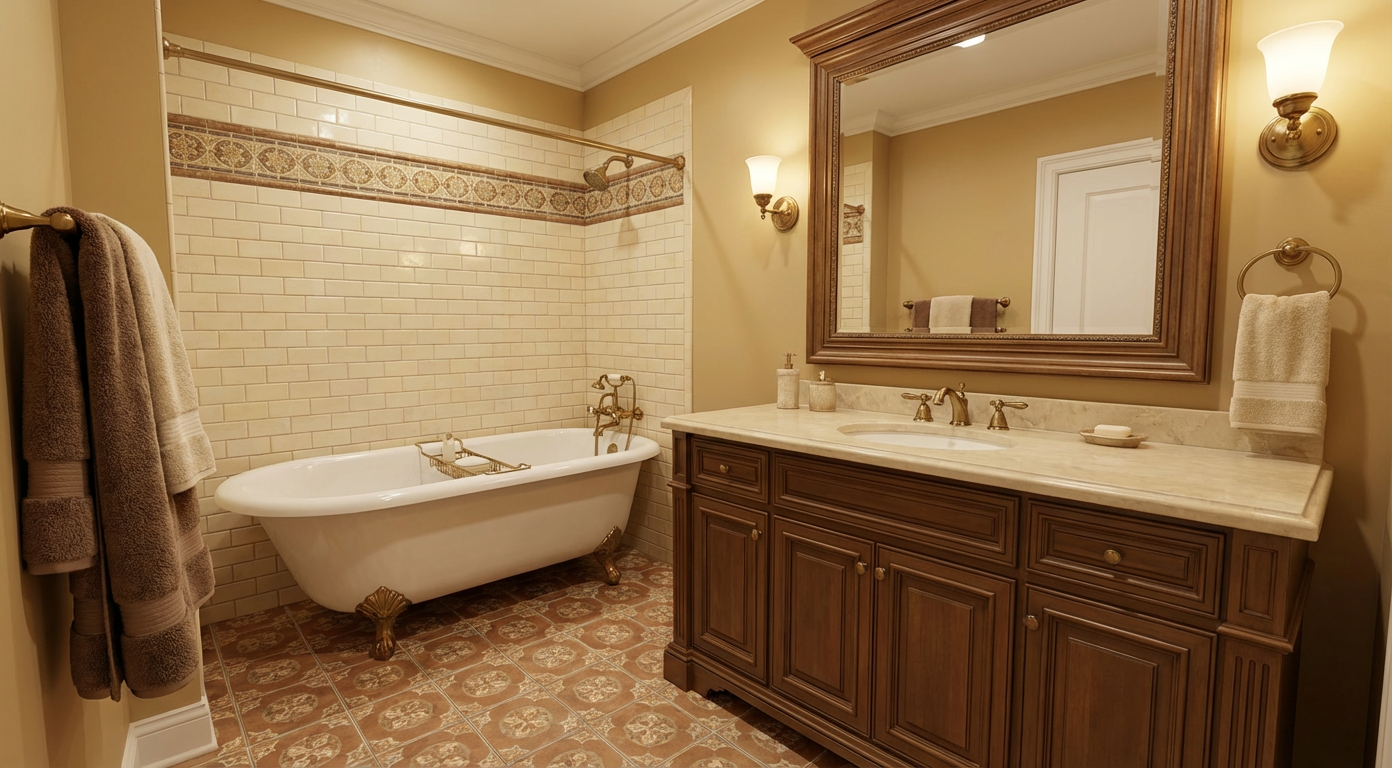 Traditional bathroom